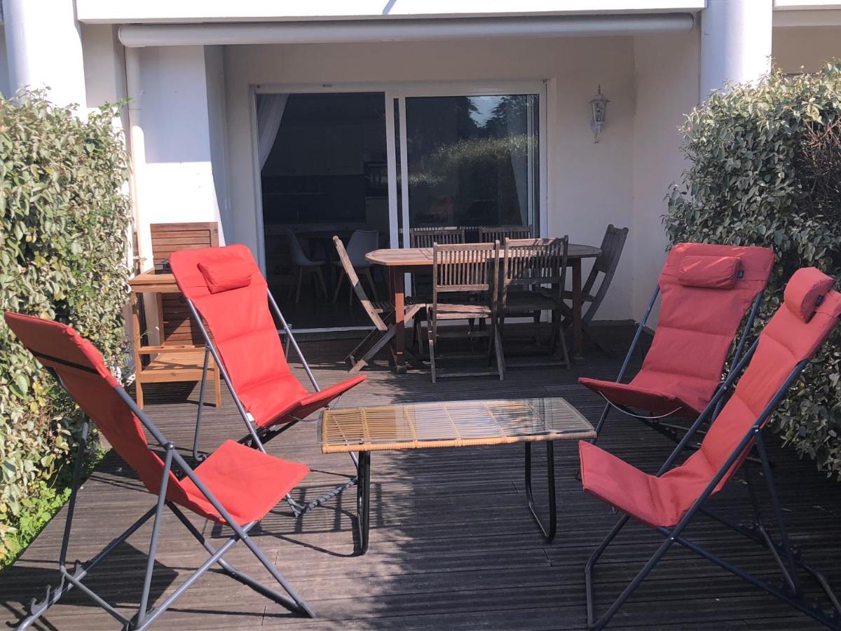 T2 Rez De Jardin Piscine Parking La Baule Apartman Guérande Kültér fotó
